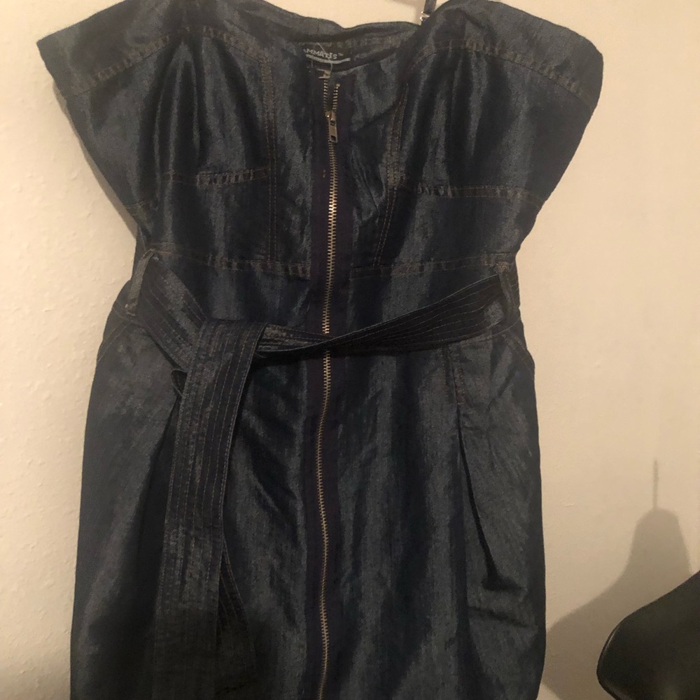 Denim sundress by Roommates. - Picture 2 of 11